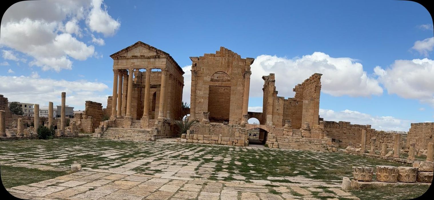 The forum temples at Sbeitla